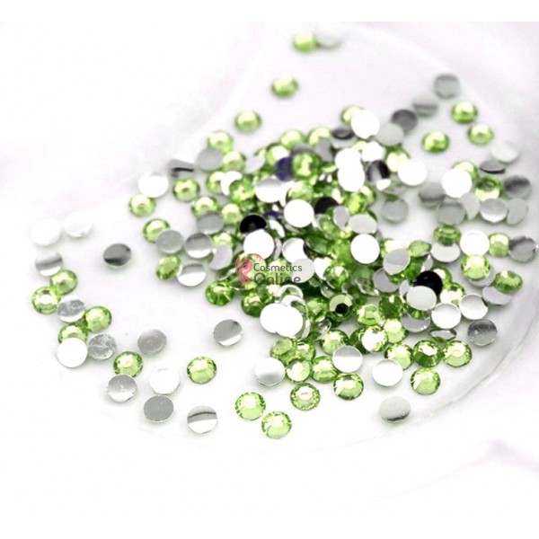 Strasuri din acril 3D Verde deschis de 4,0mm 400 bucati SA064